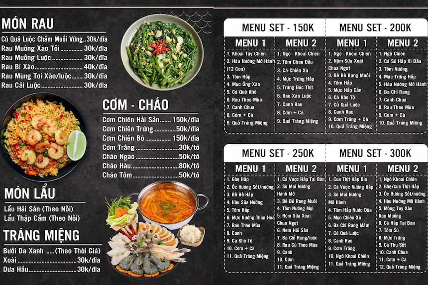 Review nhà hàng Trọng Tình Hải Tiến - quán ăn ngon view đẹp