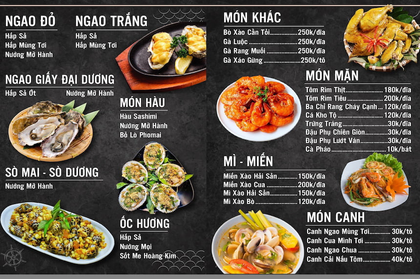 Review nhà hàng Trọng Tình Hải Tiến - quán ăn ngon view đẹp